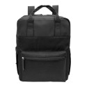 Brunel black  RPET backpack 