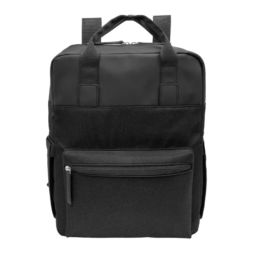 Brunel black  RPET backpack 
