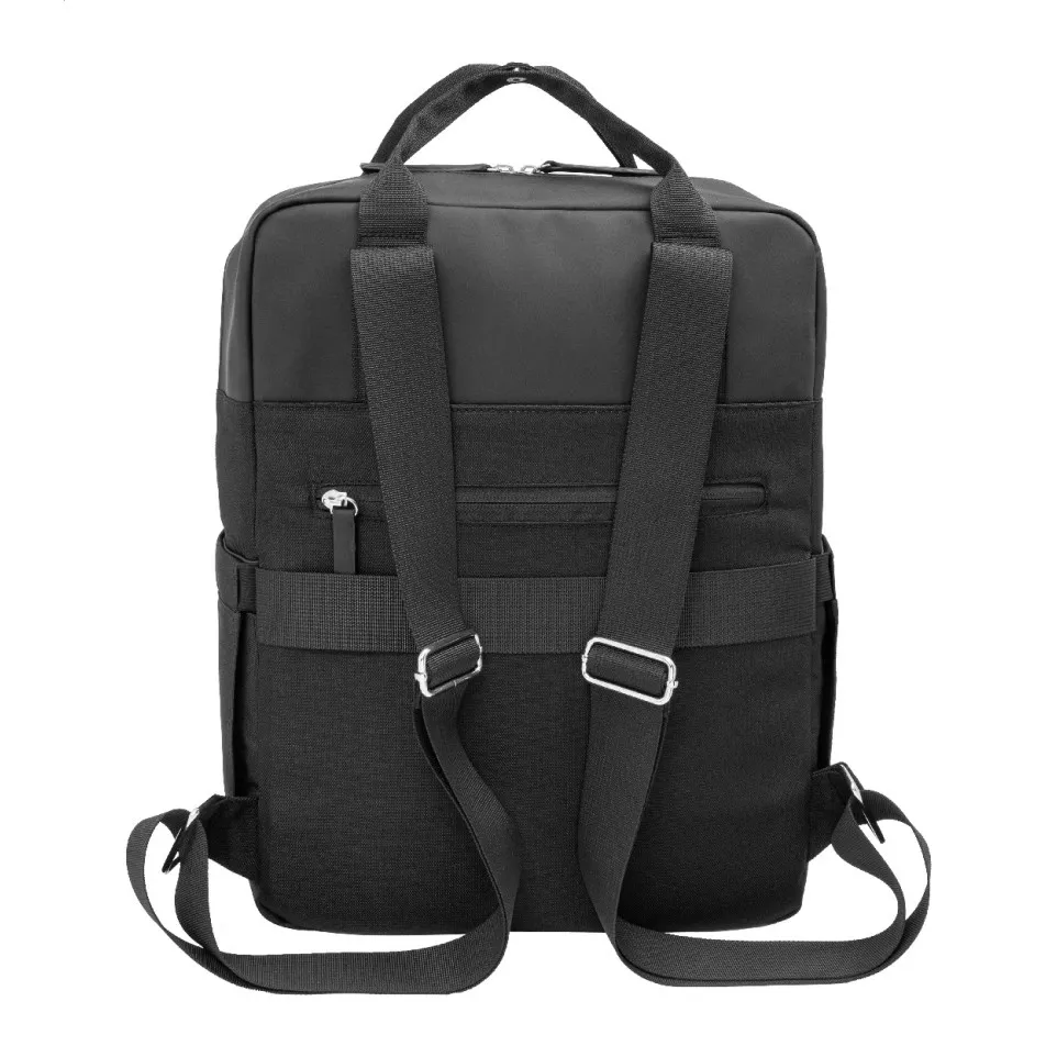 Brunel black  RPET backpack 
