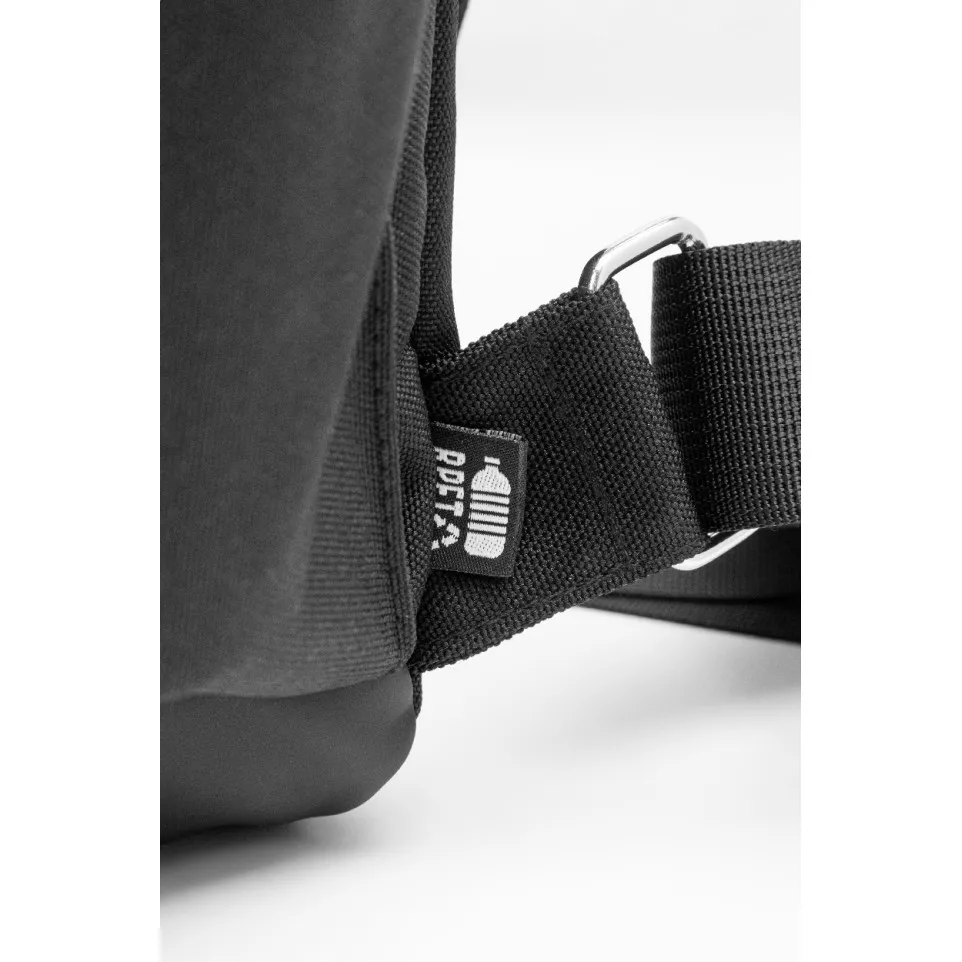 Brunel black  RPET backpack 