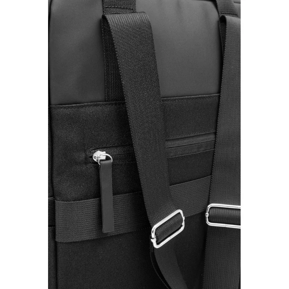 Brunel black  RPET backpack 