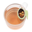 Leaflet lime green  tea infuser 