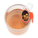 Leaflet red  tea infuser 