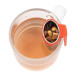Leaflet red  tea infuser 