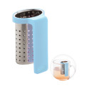 Leaflet licht blauw  thee infuser 