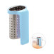Leaflet licht blauw  thee infuser 