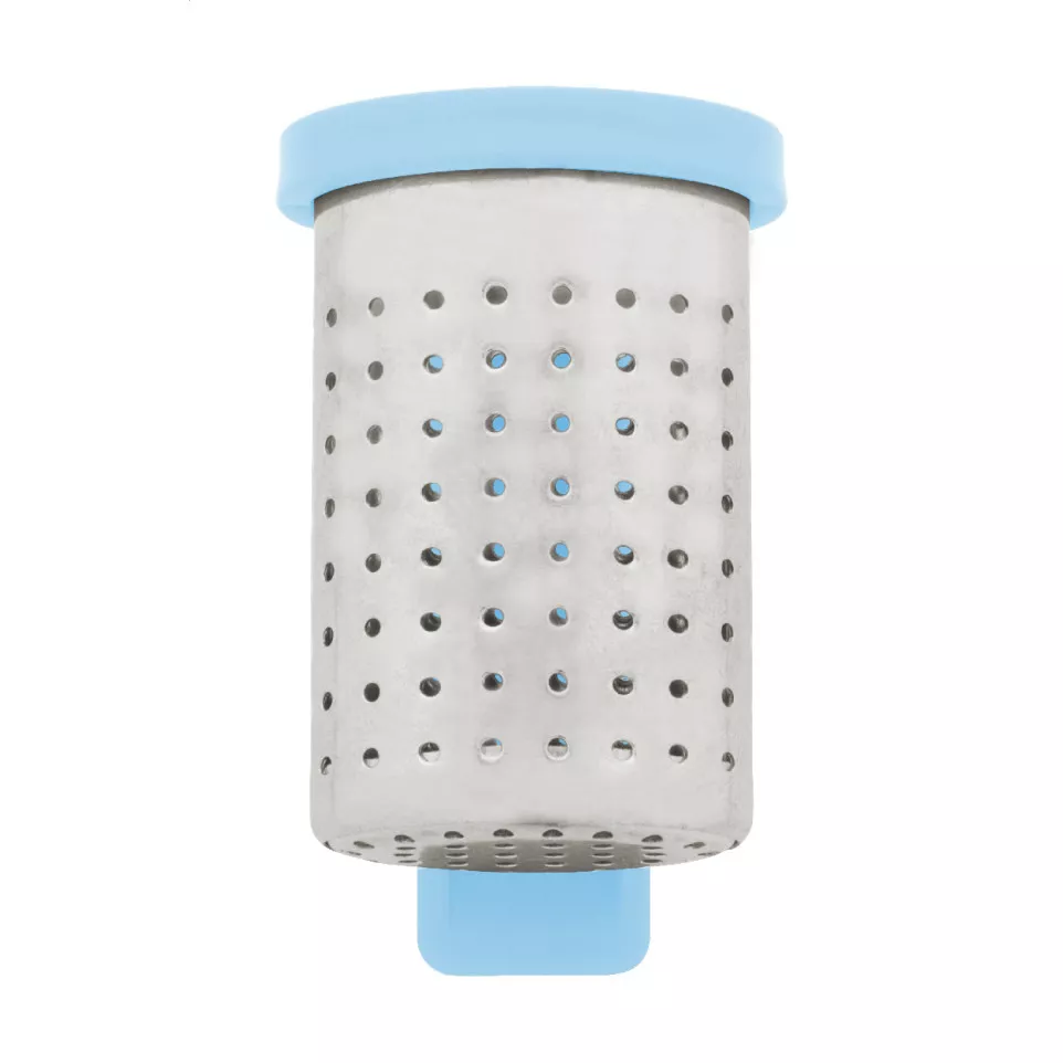 Leaflet light blue  tea infuser 