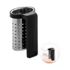 Leaflet zwart  thee infuser 