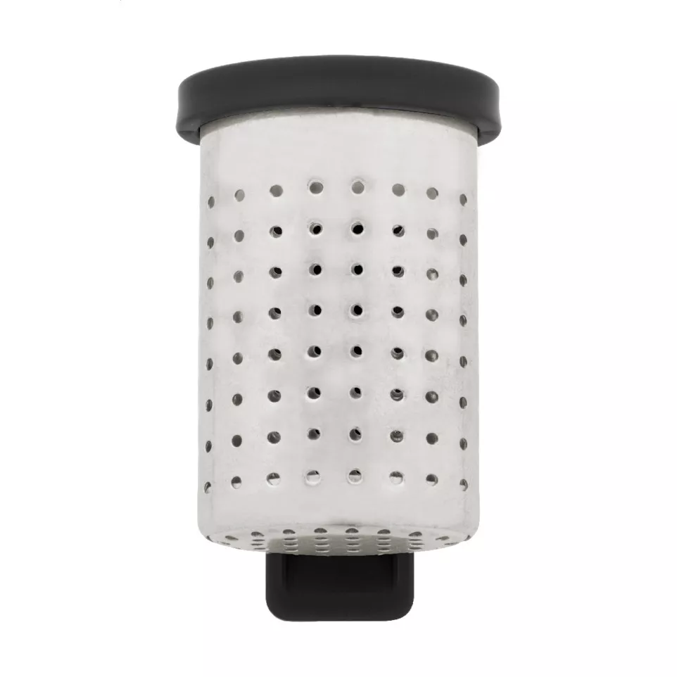 Leaflet zwart  thee infuser 