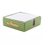 Notty blanc  Cube mémo personnalisé 