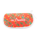 PrintSun Zip white  custom RPET sunglasses case 
