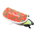 PrintSun Zip white  custom RPET sunglasses case 