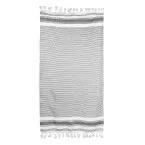 Myrtos grey  beach towel 