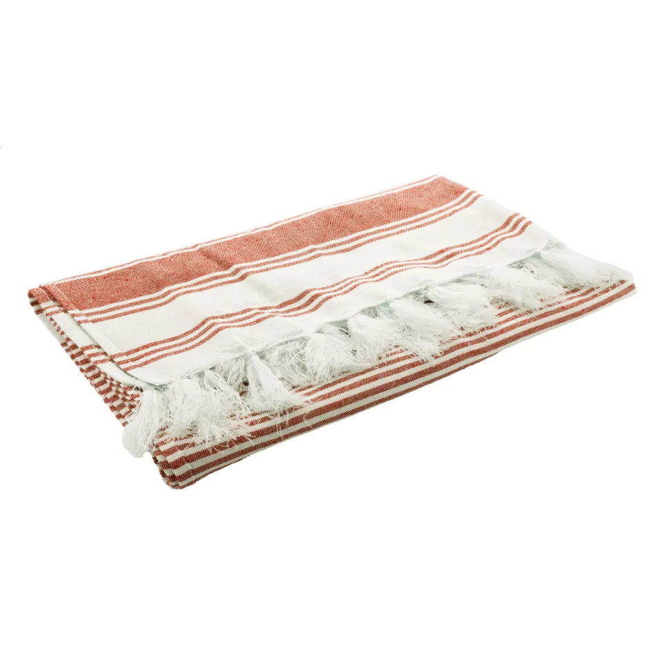 Myrtos oranje  strandlaken 