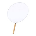 Opira white  hand fan 