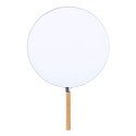 Opira white  hand fan 