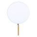 Opira white  hand fan 