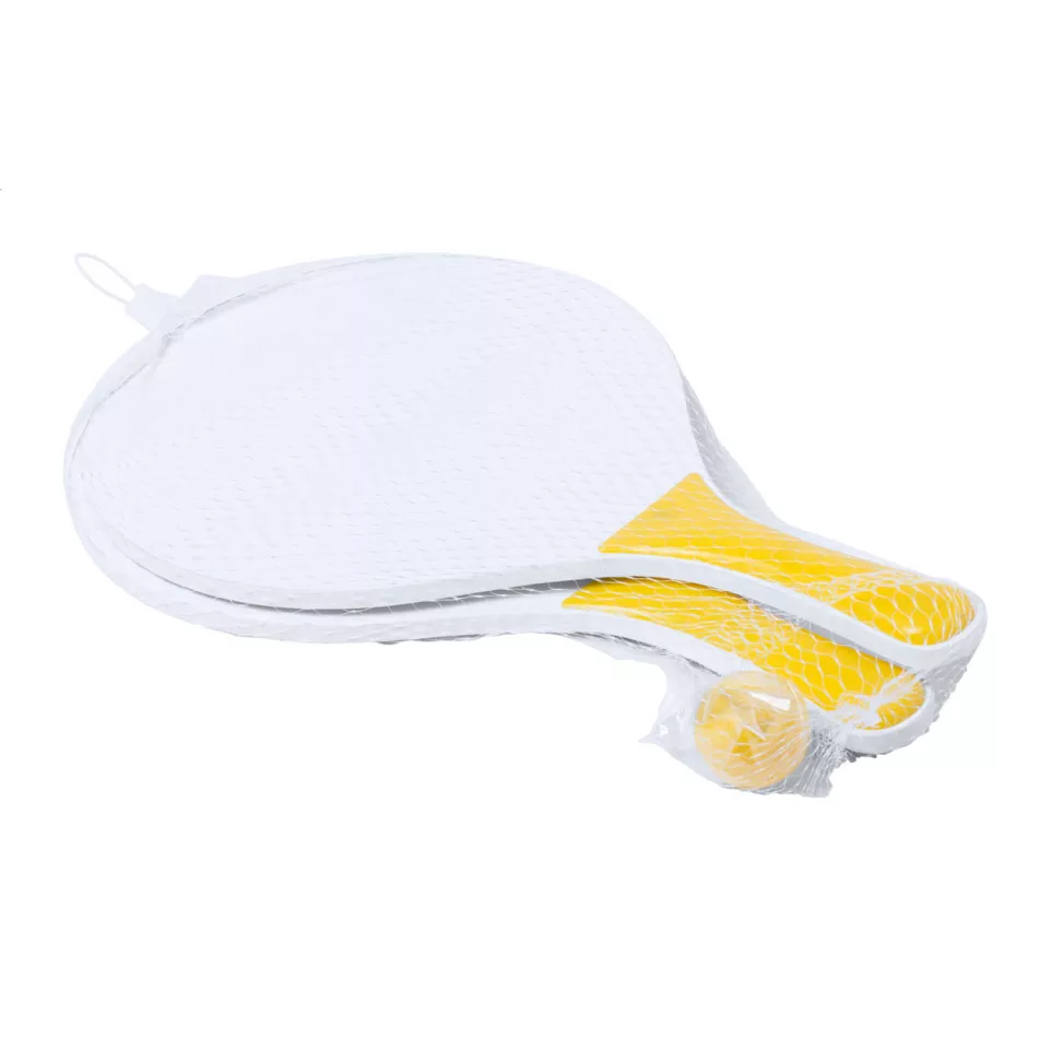 Evira geel wit strandtennis 