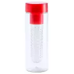 Glavi red transparent sport bottle 