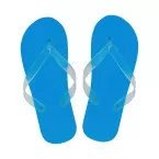 Arivo blauw  strandslippers 36-38