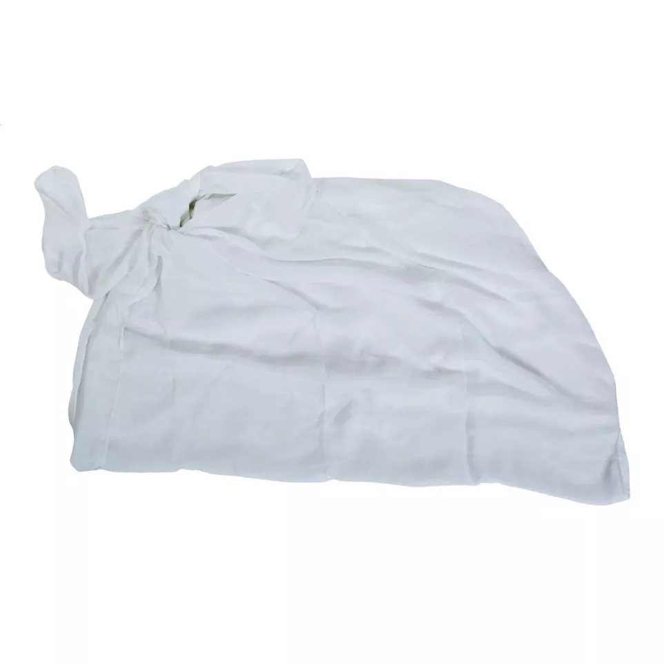 Simlo white  beach scarf 