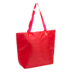 Nadra red  beach bag 