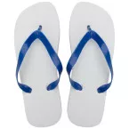 Mirgo bleu foncé blanc chaussons de plage N