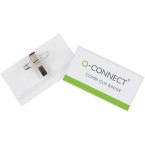 Q-CONNECT badge avec clip...