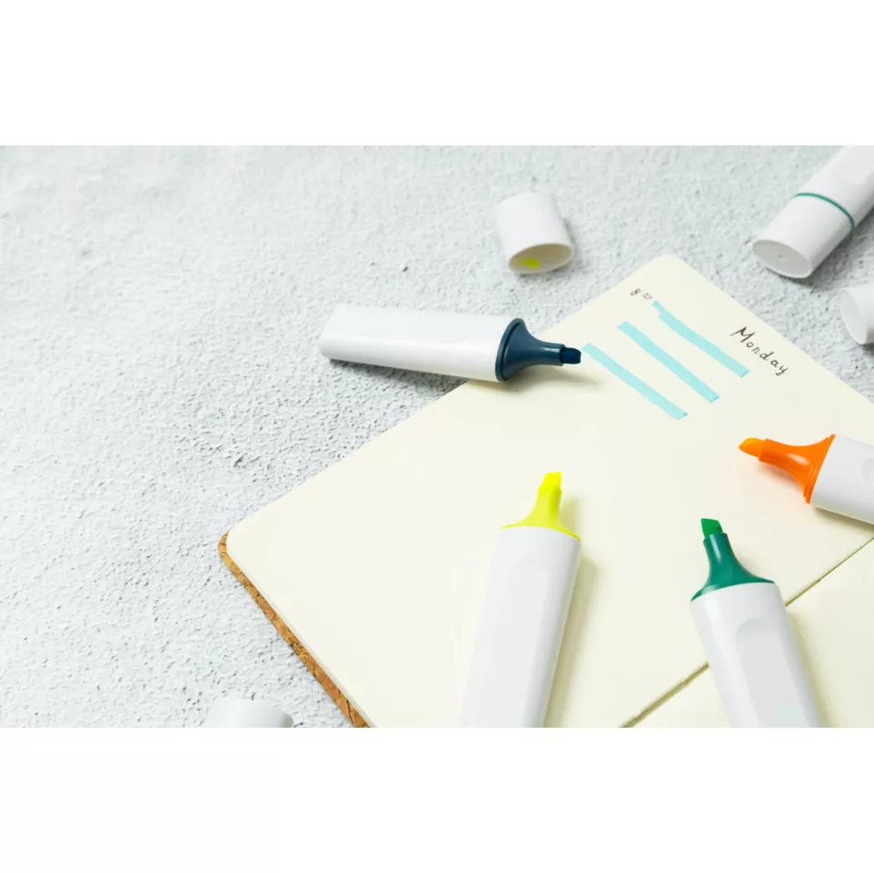 Rabomark blauw wit RABS markeerstift 