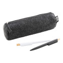 Refelt Draw dark grey  RPET felt pen case 