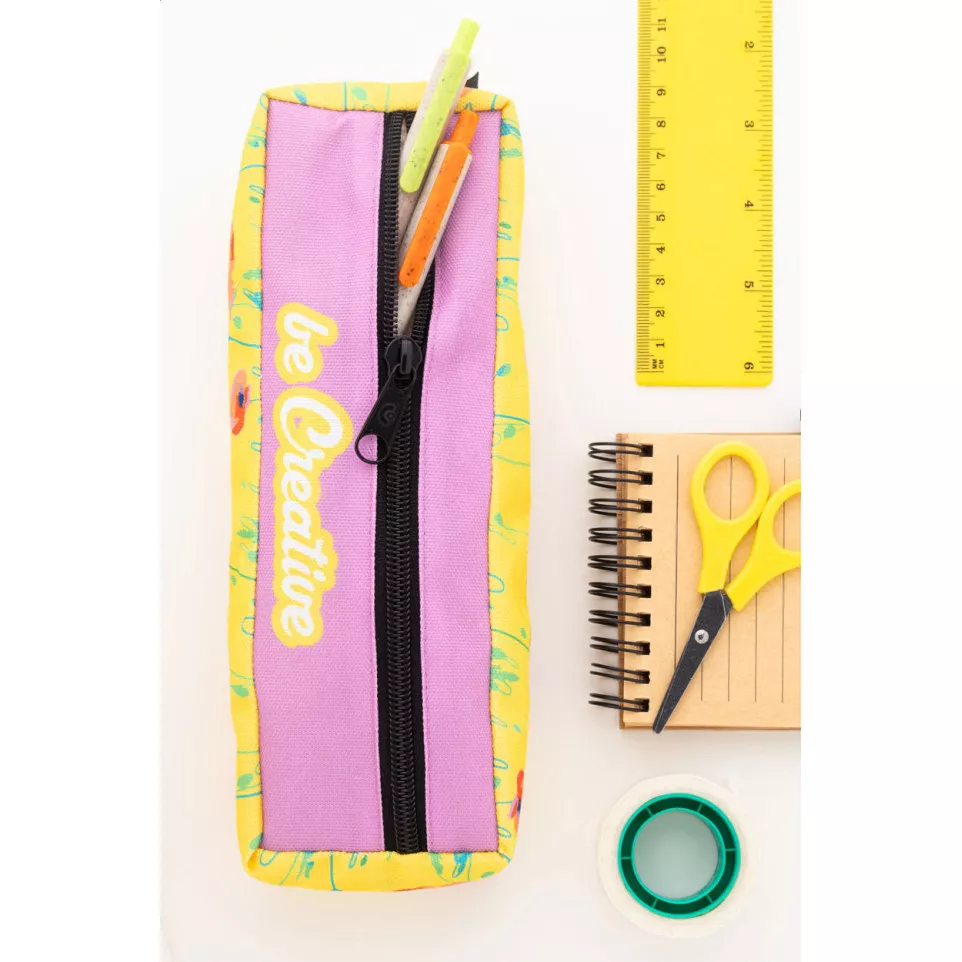 Bloppy noir  Trousse stylos en RPET 