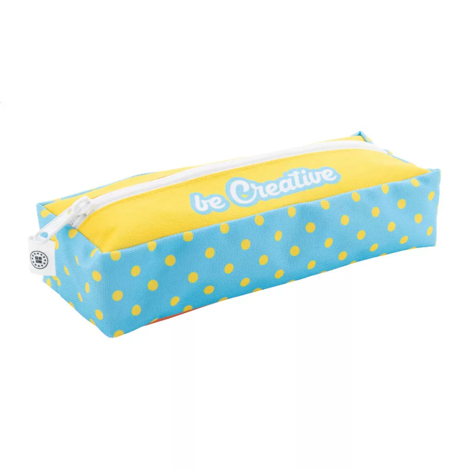 Bloppy blanc  Trousse stylos en RPET 