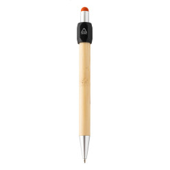 Sponner black natural spinner ballpoint pen 