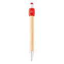Sponner red natural spinner ballpoint pen 