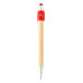 Sponner red natural spinner ballpoint pen 