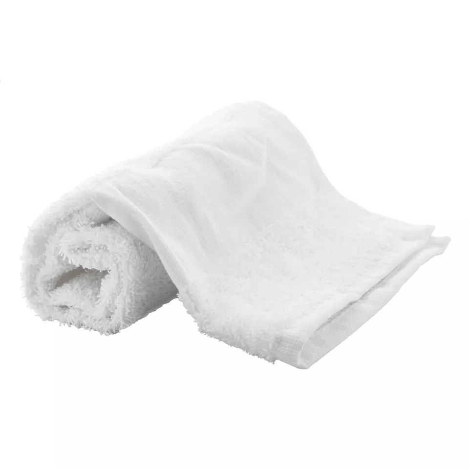 Terry L white  cotton terry towel -...