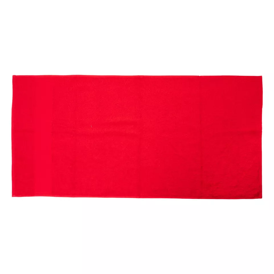 Terry M rood  Katoenen badstof...