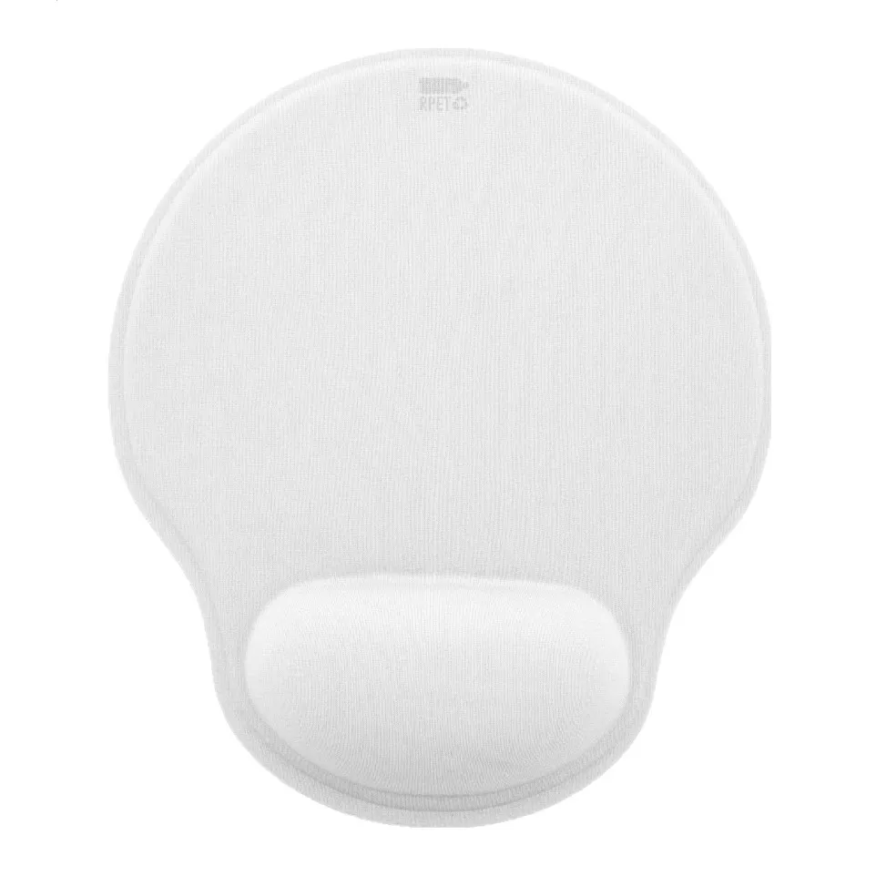 Wrest white  RPET mouse pad 