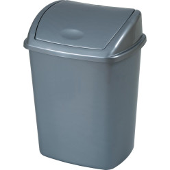 Swing Lid Trash Can, 26 L,...