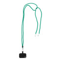 Corphon green  RPET mobile holder lanyard 