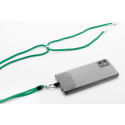Corphon green  RPET mobile holder lanyard 