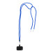 Corphon blue  RPET mobile holder lanyard 
