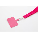 Revent Call fuchsia  RPET mobiele houder lanyard 