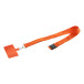 Revent Call oranje  RPET mobiele houder lanyard 