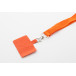 Revent Call oranje  RPET mobiele houder lanyard 