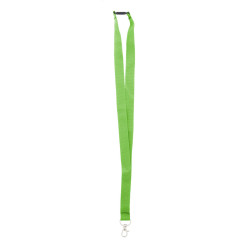 Revent lime green  RPET lanyard 