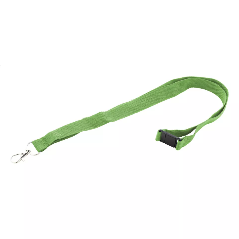 Revent lime green  RPET lanyard 