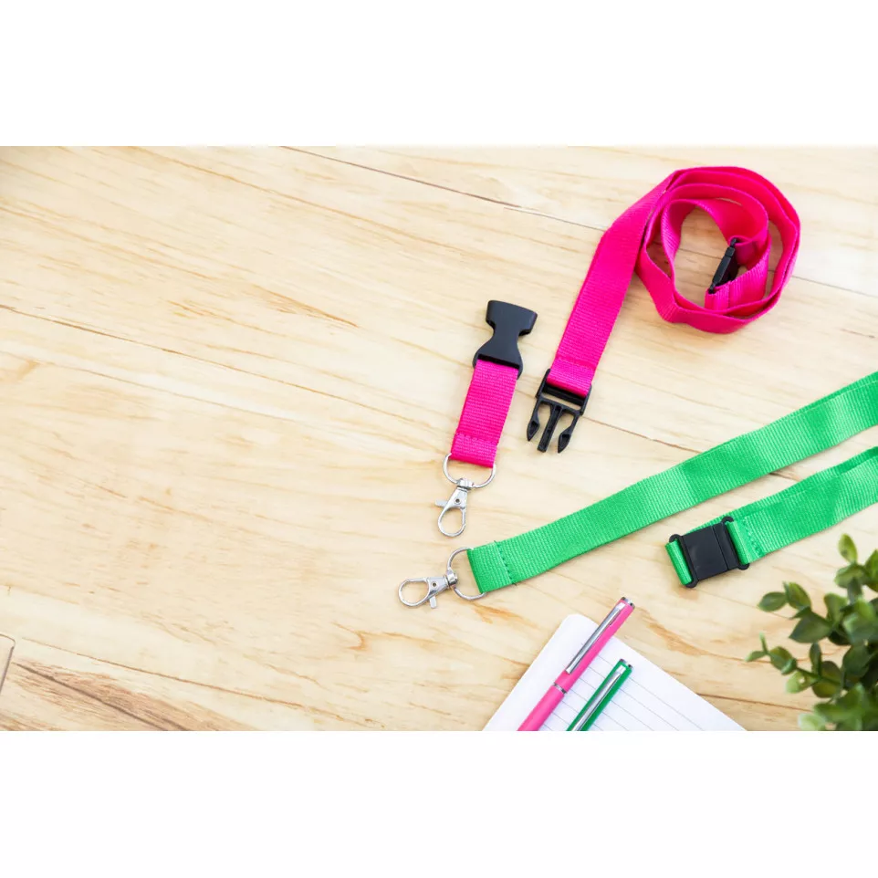 Revent green  RPET lanyard 