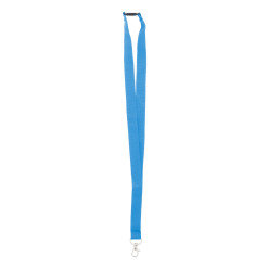 Revent light blue  RPET lanyard 