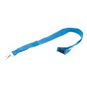 Revent light blue  RPET lanyard 